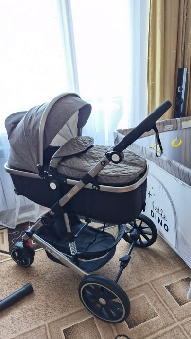 Коляска универсальная 2 в 1 HUGS SK21, серая