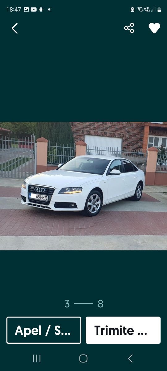 Vând autoturism AUDI A4-S-line