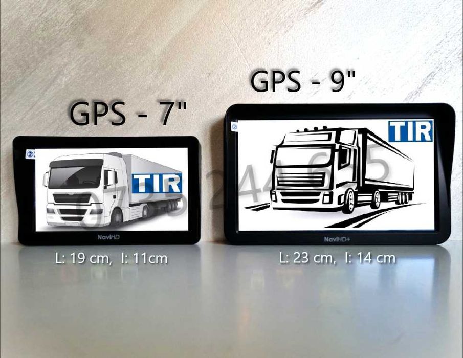 GPS - Navigatii 7"si 9"inch. Actualizate pt Camion,Truck/TIR. Garantie
