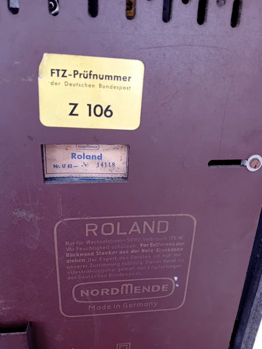 Televizor Nordmende 1950