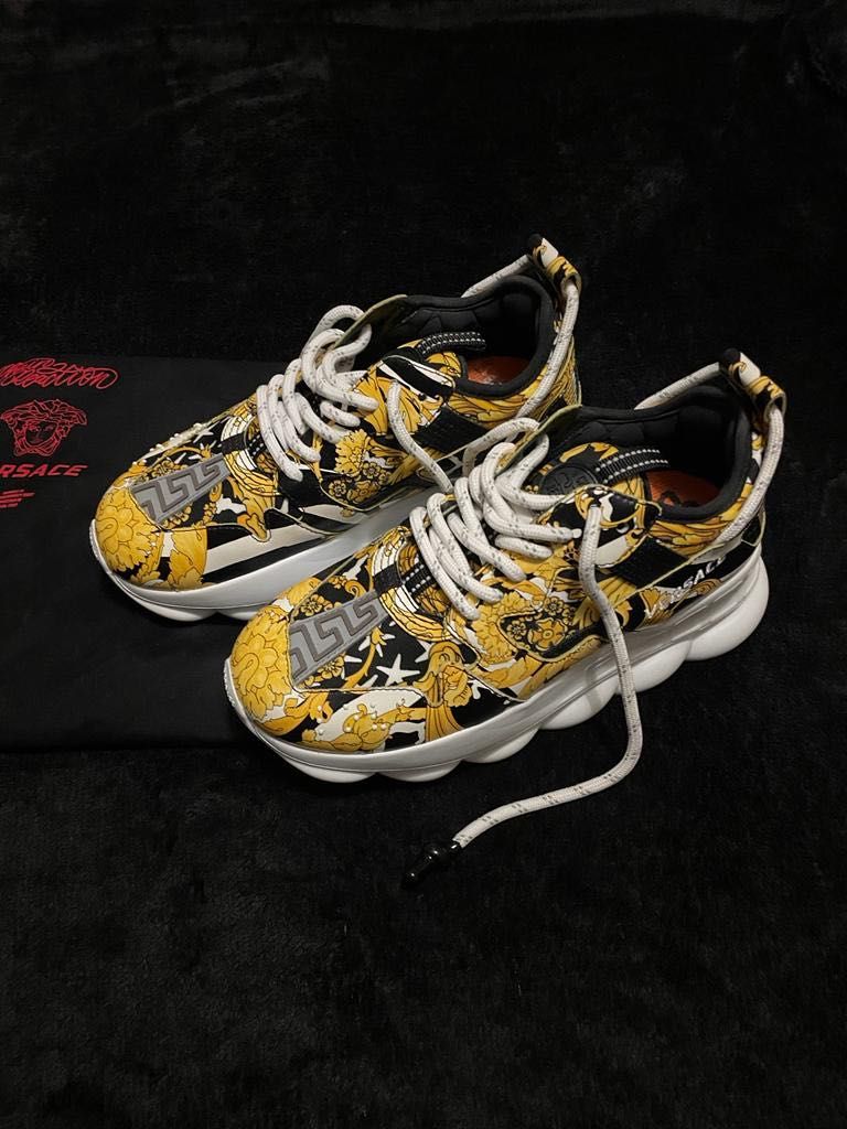 Versace Chain Reaction Yellow and black