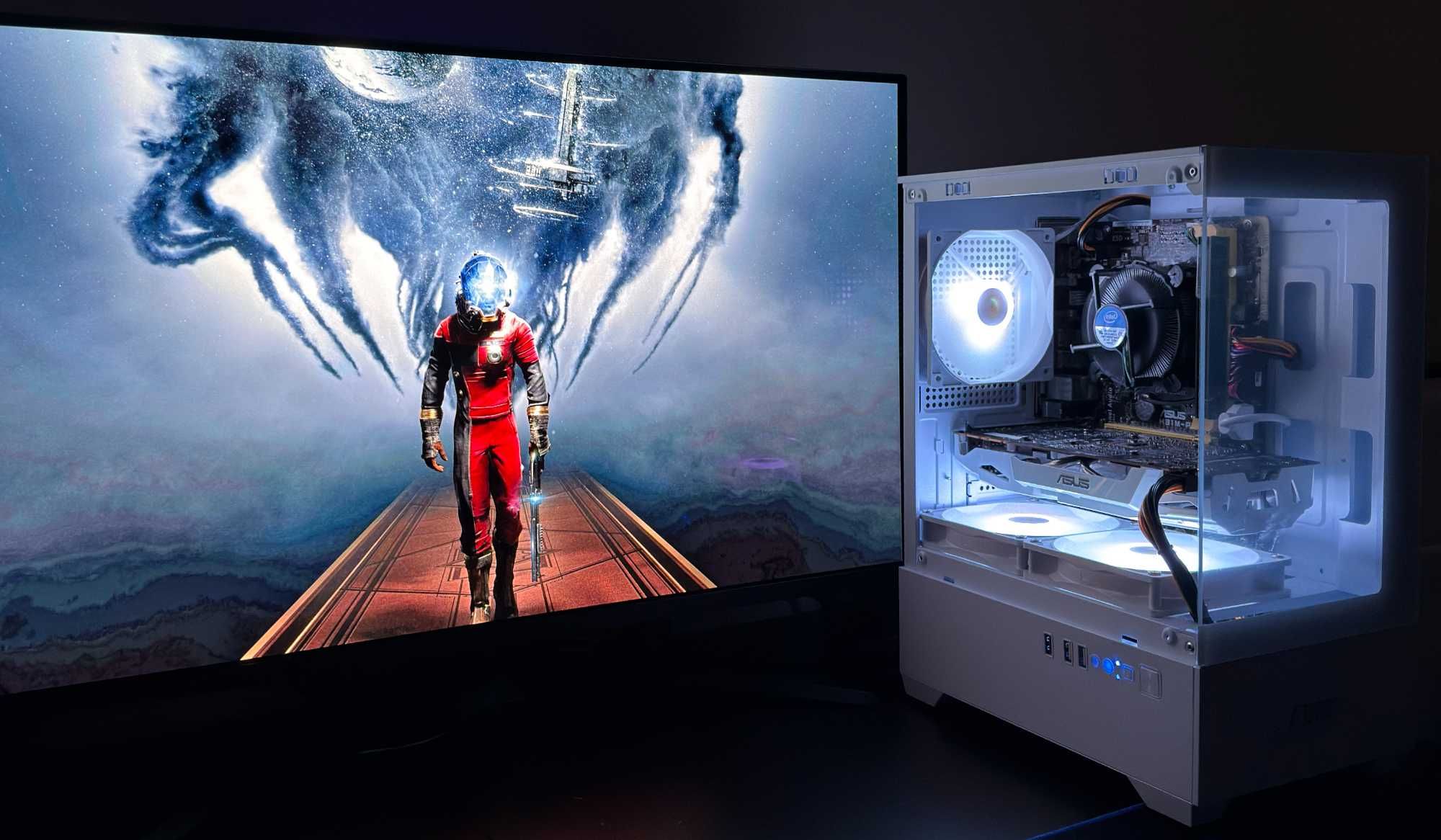 Геймърски компютър i7 GTX 1070 8GB GDDR5 RAM 16GB SSD 512GB RGB