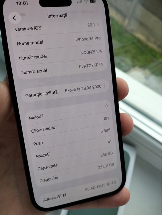 Iphone 14 Pro 256 gb ca nou