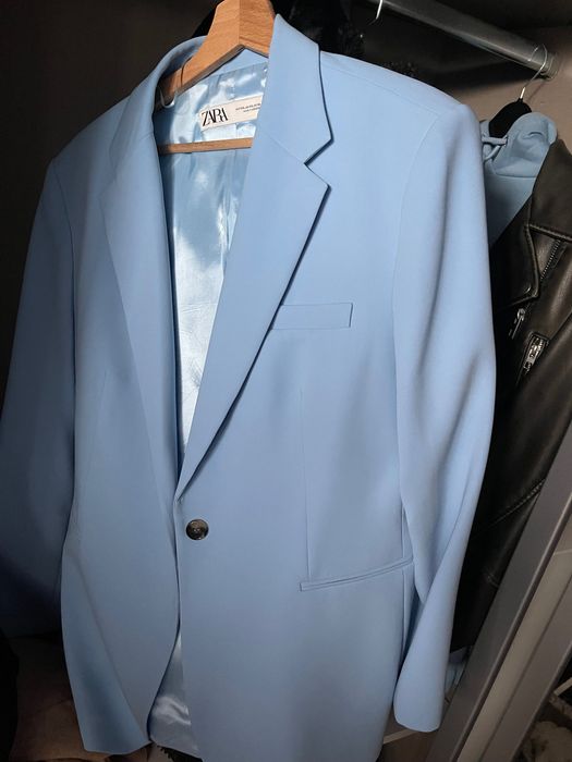 Sacou albastru zara