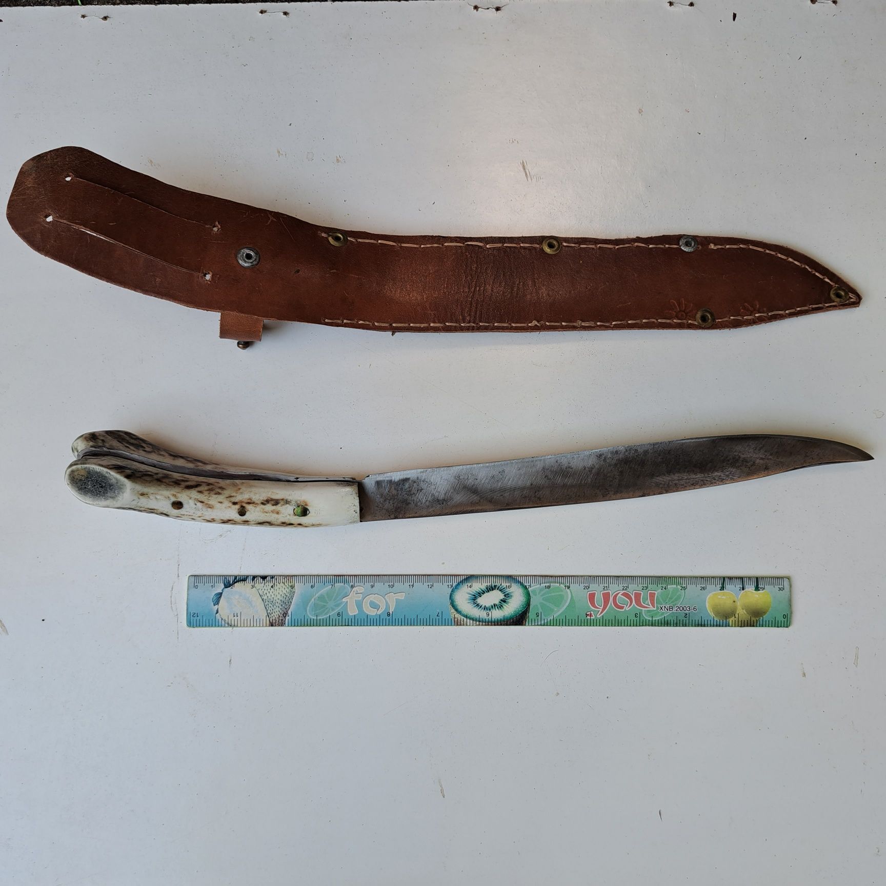 Голям хайдушки български нож ръчна изработка