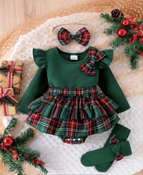 Детска коледна рокля