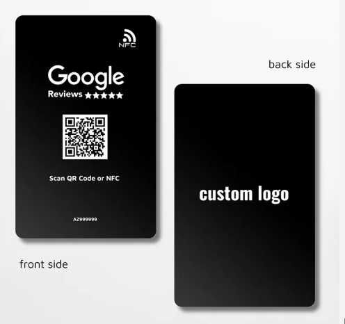 Card Recenzii Google  Business, Scanare cu Telefonul - Tehnologie NFC