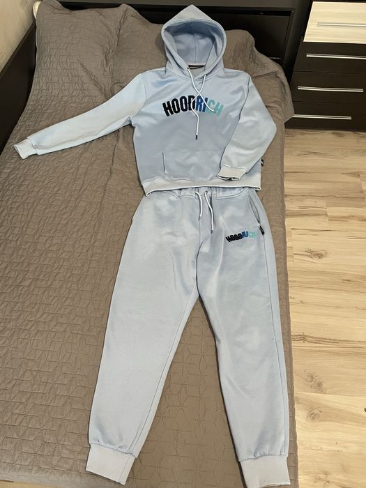 Hoodrich Tracksuit - Baby Blue - L