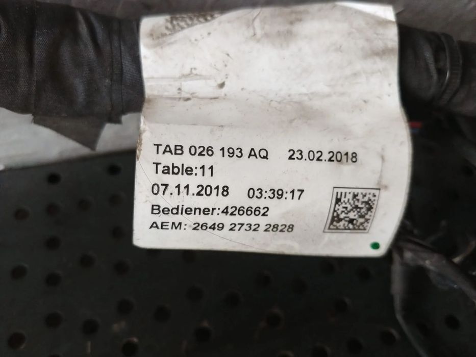 instalatie electrica motor 2.0 tdi deu audi a4 b9 8w  04l971595be