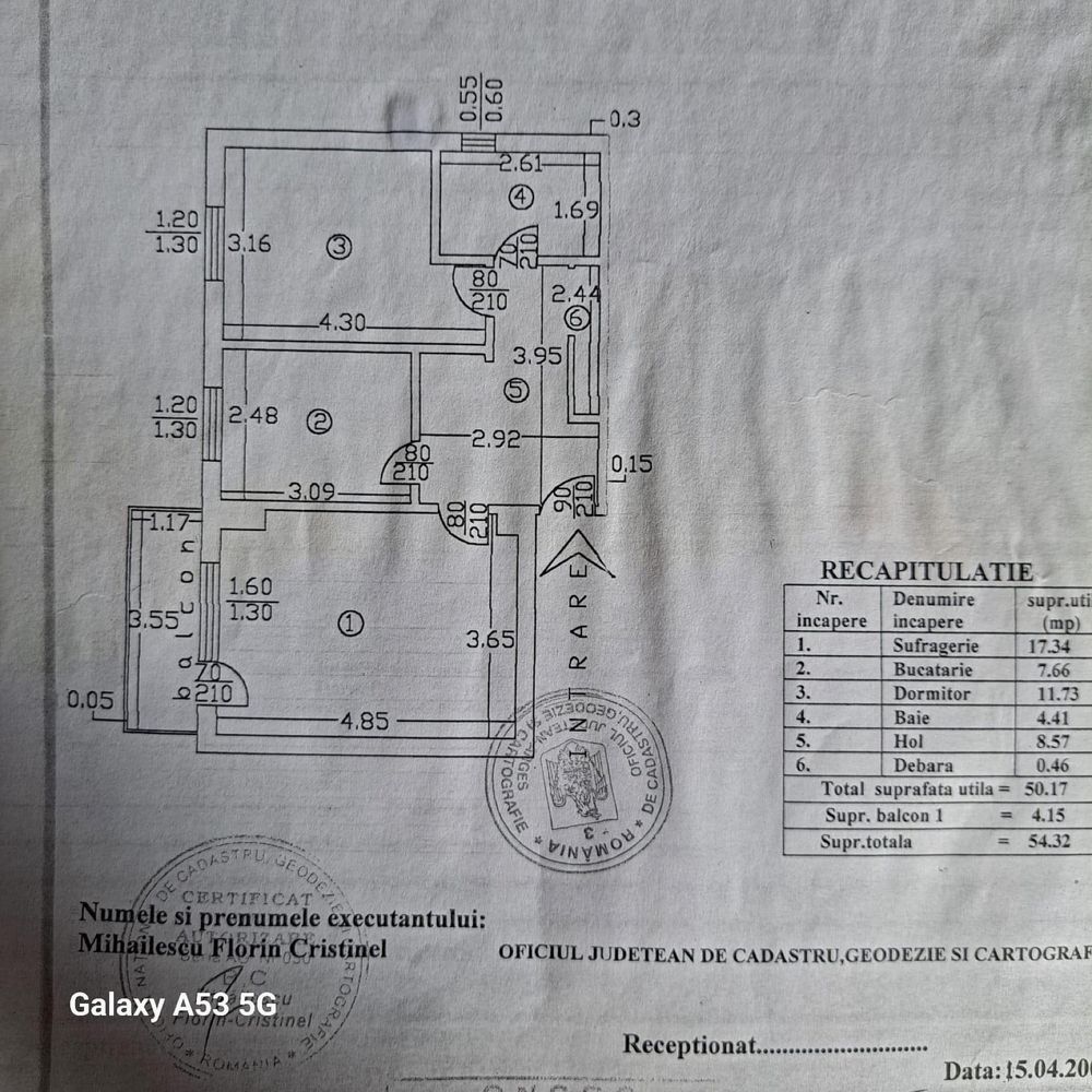 Apartament 2 camere etaj 1 DECOMANDAT