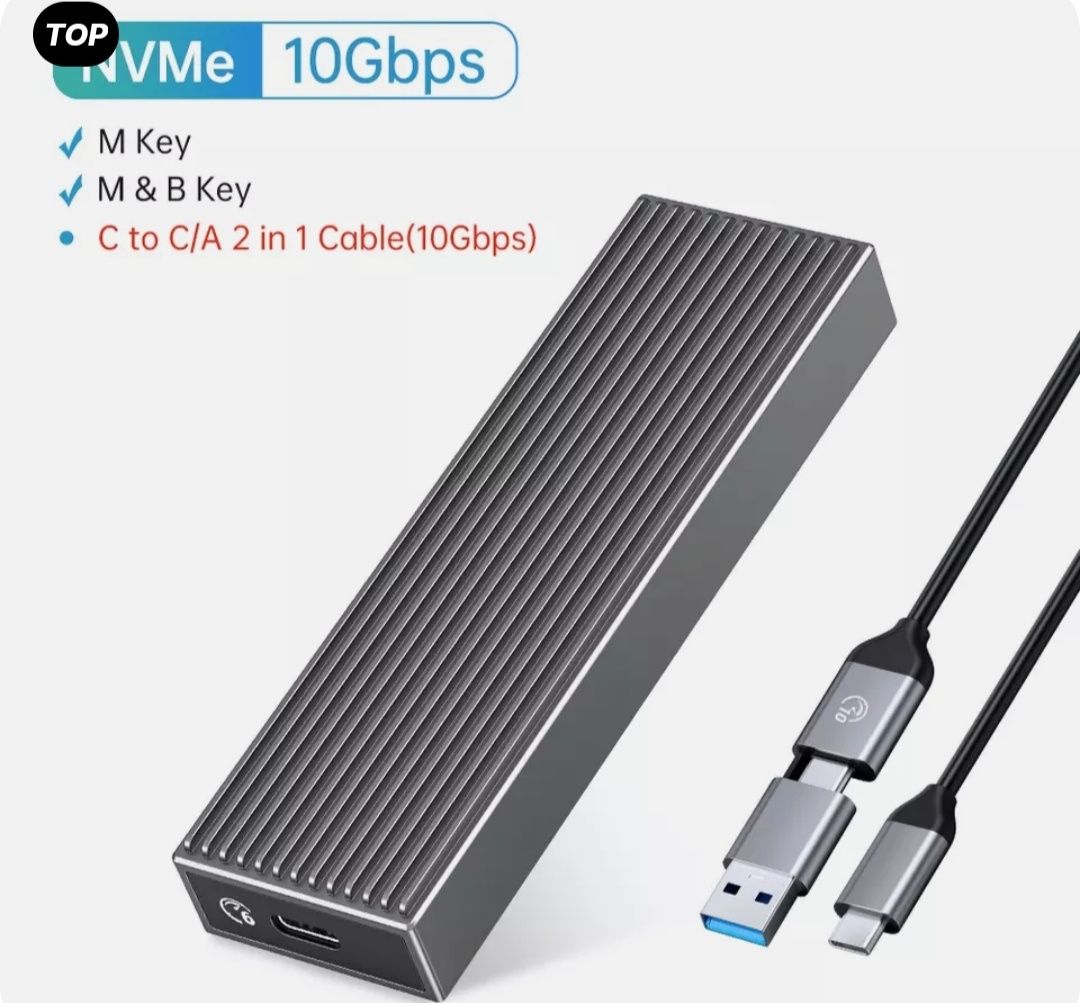Кейс ORIСО M2 NVME 10 Гбит/USB3.1(без SSD только кейс)