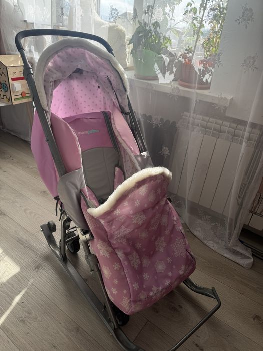 Продам Детские Сани Для Девочки