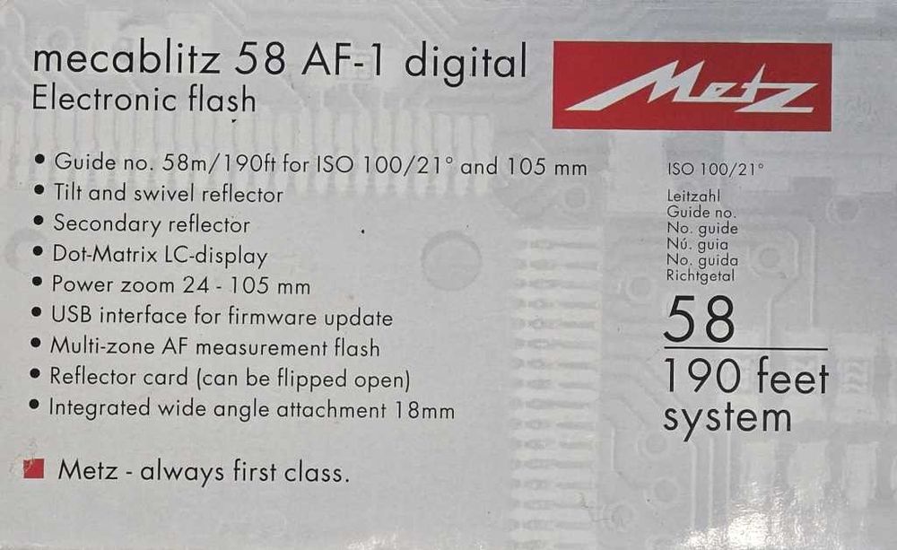 Blit Flash Metz 58 AF-1 pentru Olympus Panasonic Lumix