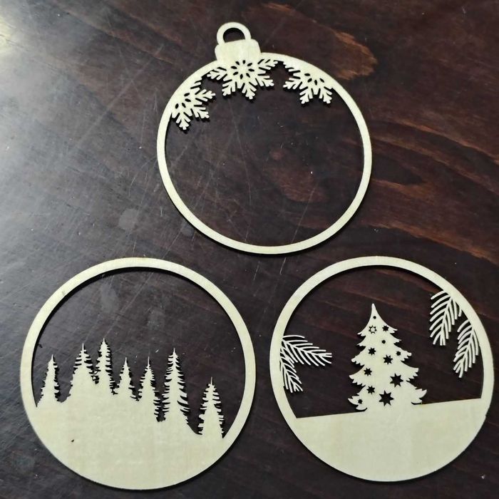 3D лазерно рязана  Коледна украса