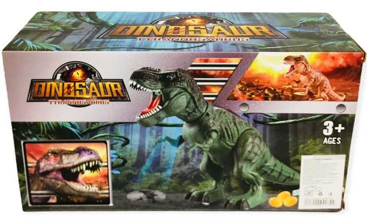 Динозавър Ходещ снасящ яйца + ЗВУК + СВЕТЛИНИ + ПРОЖЕКЦИЯ