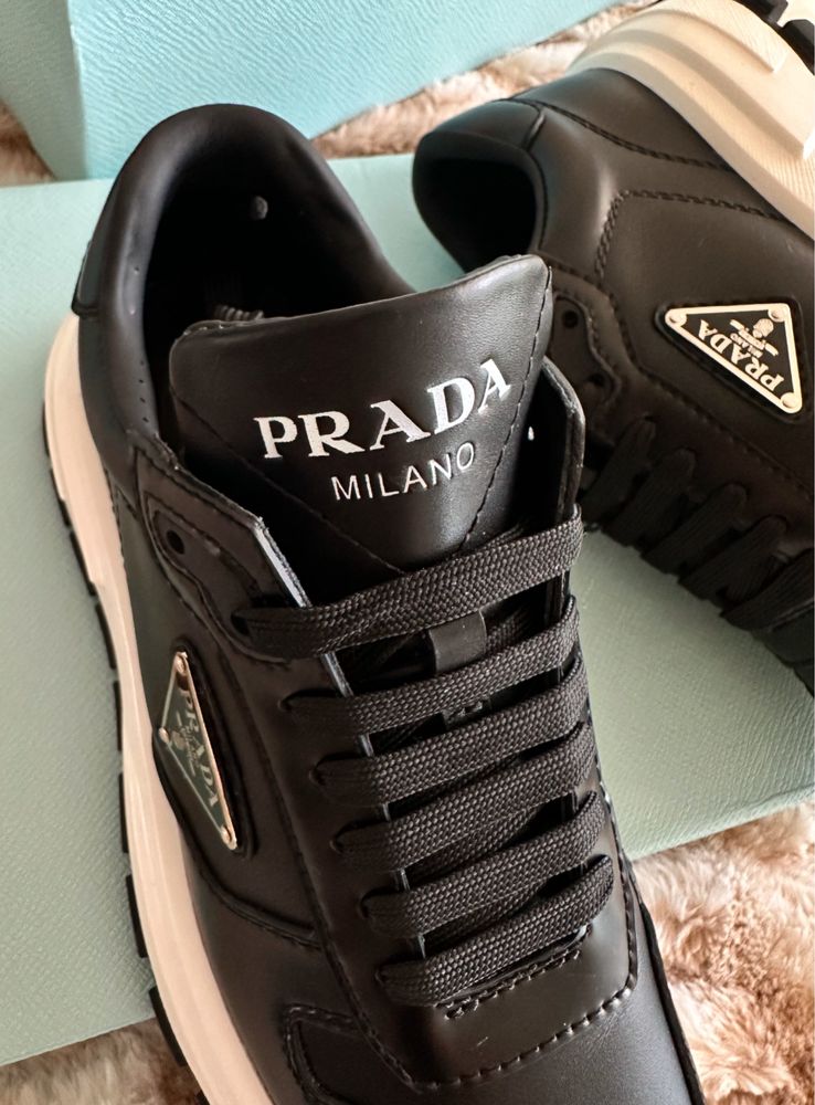 Дамски обувки сникърси кожа Prada прада 38