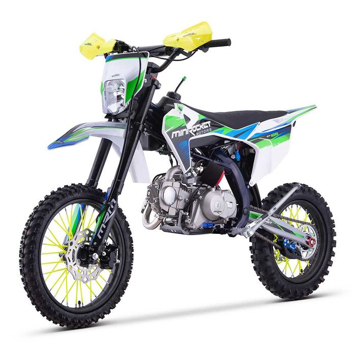 Motocicleta cross 125cc Mini Rocket DT 17/14" 4T benzina albastru