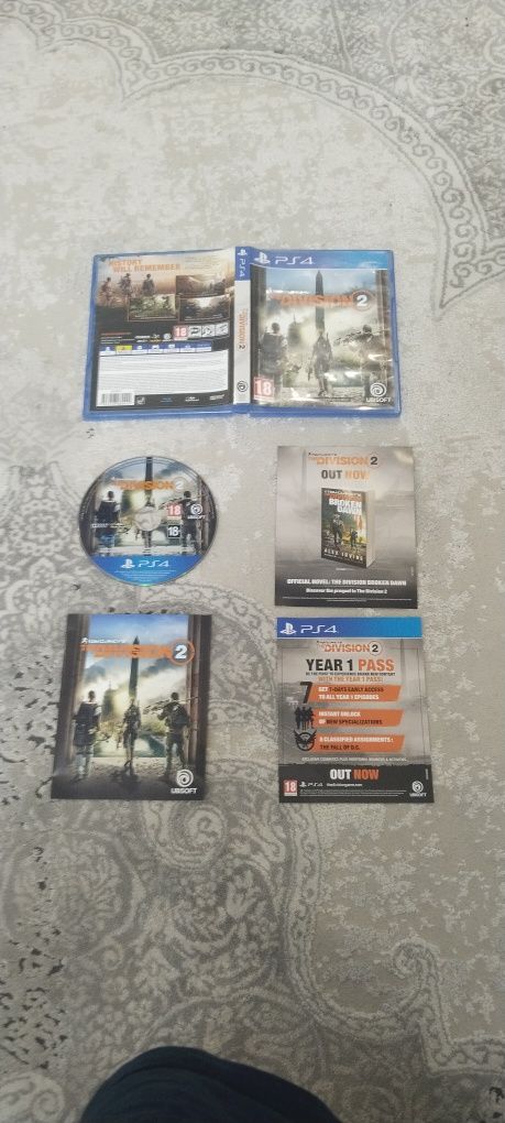 Division 2 playstation 4 и Horizon zero down completed edition