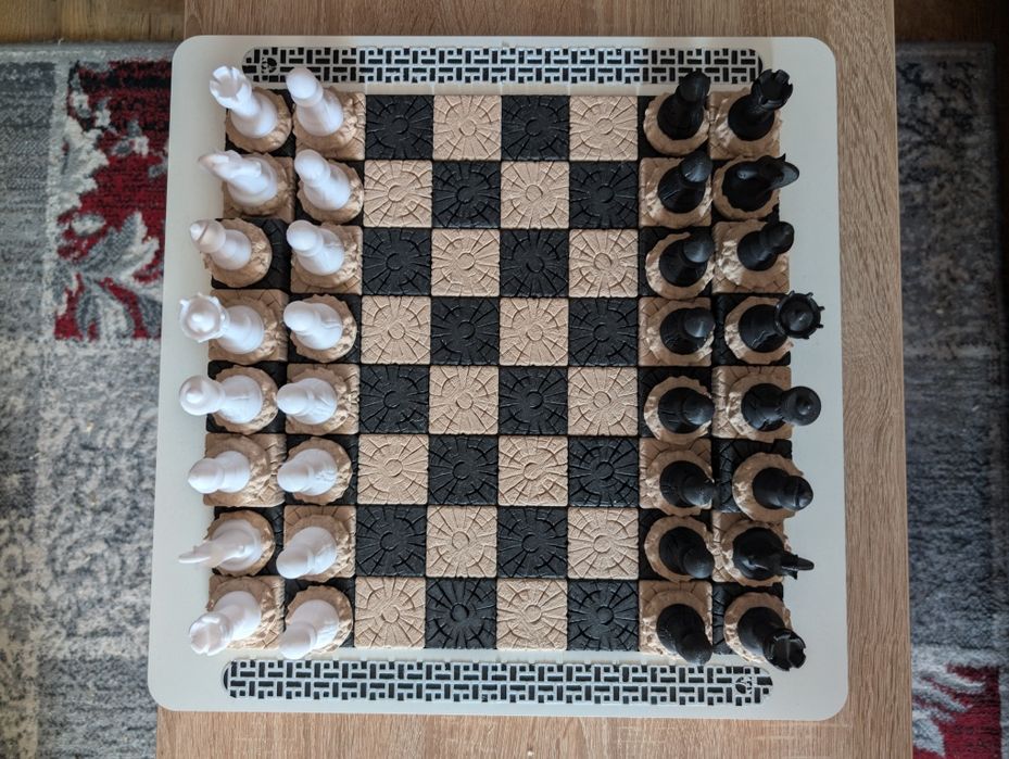 Sah deosebit | 3D printed + blat lemn MDF