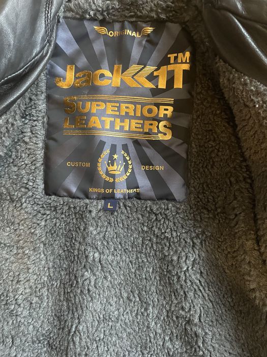 Geaca piele barbateasca JACK1T