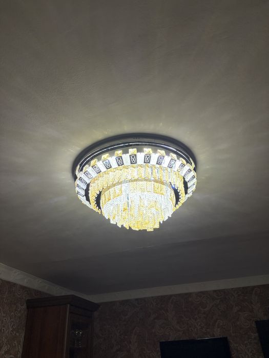 Люста для зала, лед, разные режимы работы