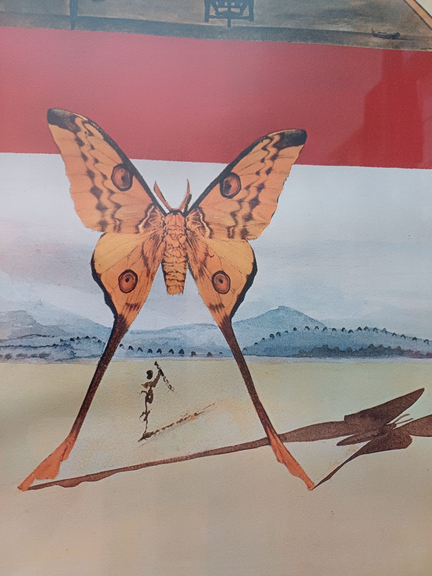 Litografie originală Salvador Dali - Roussillon , 1969 , 96x68 cm