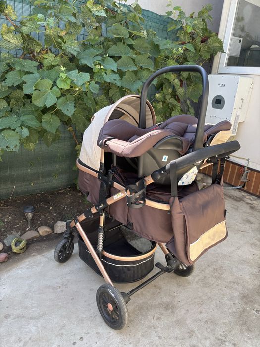 Carucior crem/maro