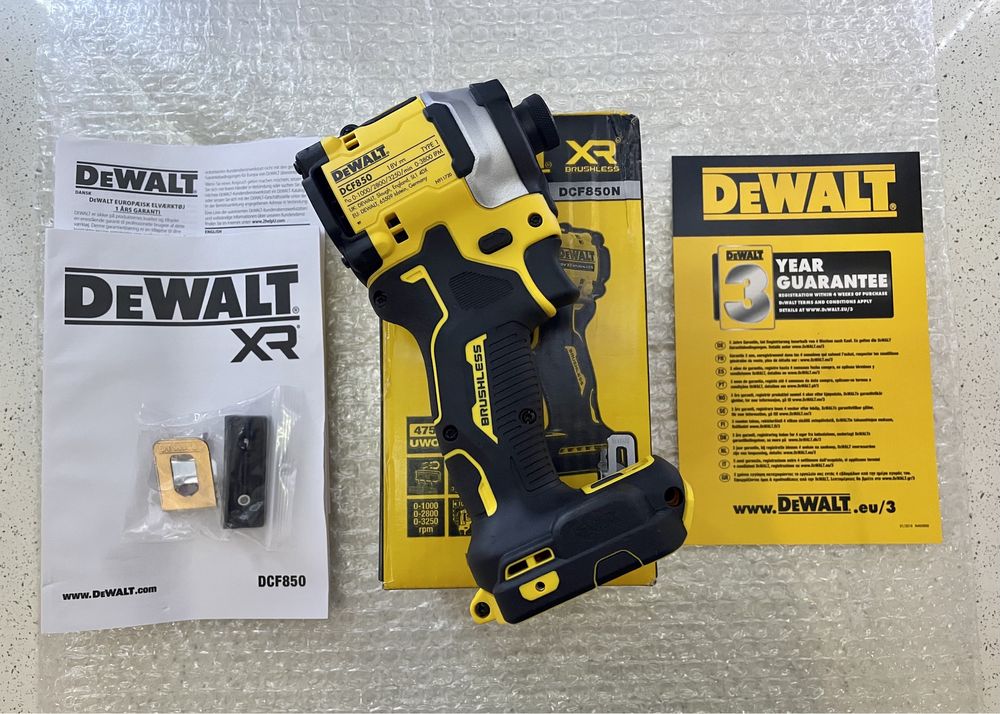 DeWALT Impact DCF 850 XR. Original Nou-nout !