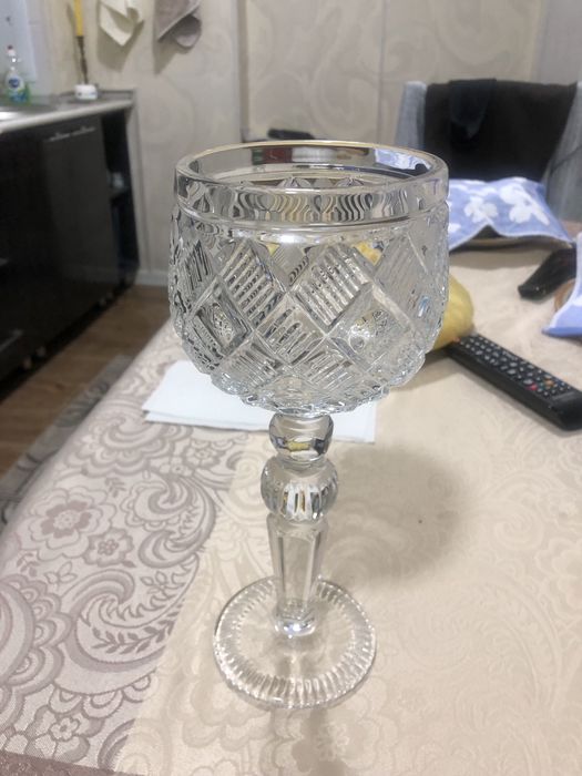Хрустальный Кубок высота 25, ширина 9
