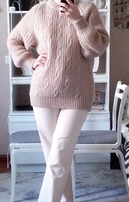 Свитер мохер новый