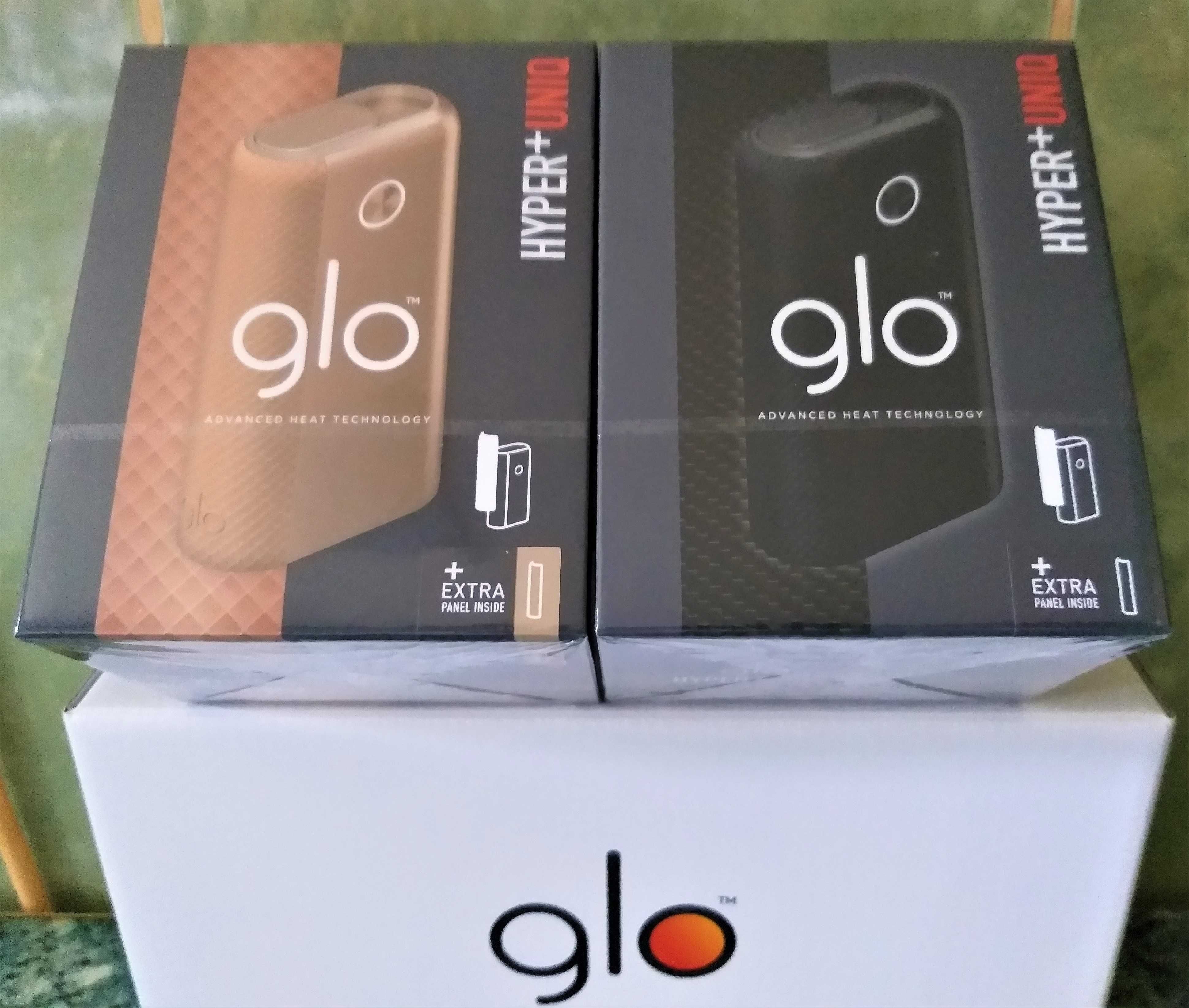 Dispozitiv Starter kit Glo Hyper+ Uniq Gold/ Black / Blue(nou-sigilat)