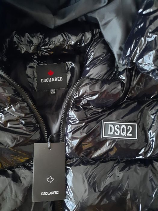 Geacă puffer Dsquared2 bărbați – nouă, lucioasă, super stilată