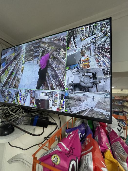 Монтаж системы видеонаблюдения. Ремонт камер. Настройка