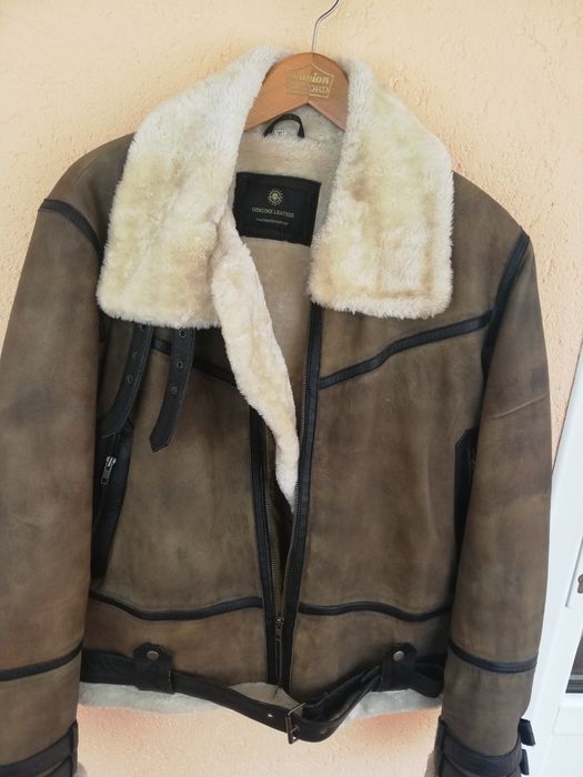 Geaca piele bărbati cu blana Empire Leather Xl