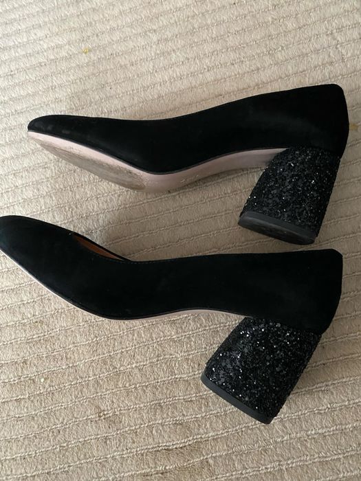 Pantofi musette cu toc accesoru