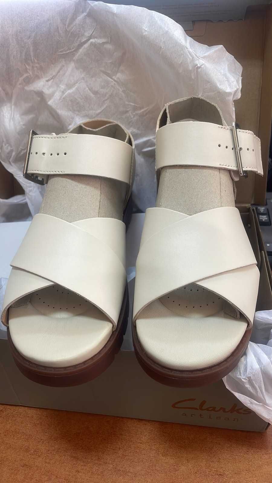 Дамски сандали кожа Clarks artisan
