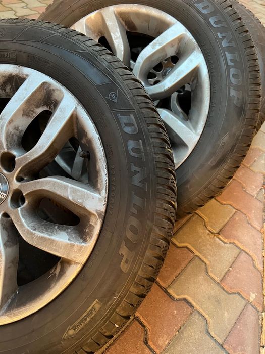 Set 4 roți jante originale R17 + anvelope RUNFLAT Dunlop iarna BMW x3