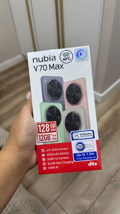 Nubia v70 max 128gb