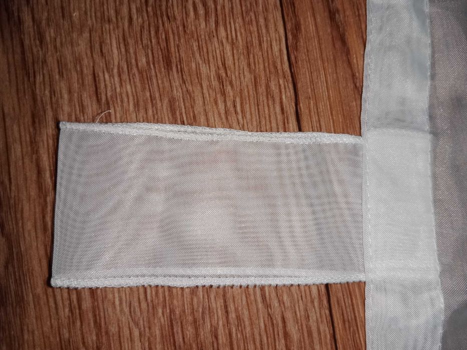 Тюль на петлях шифоновая