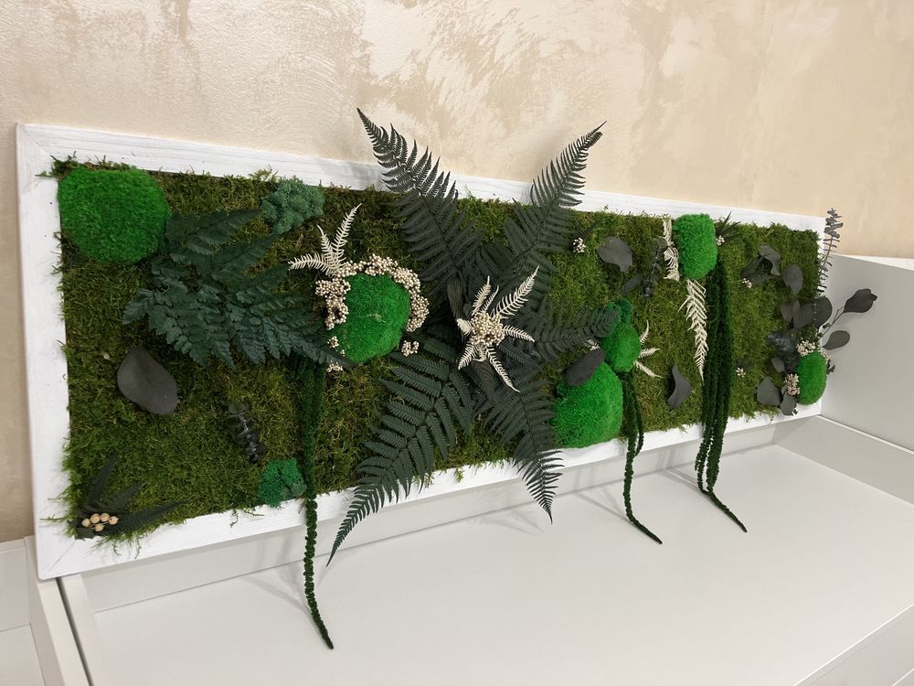 Tablou decorativ cu plante criogenate