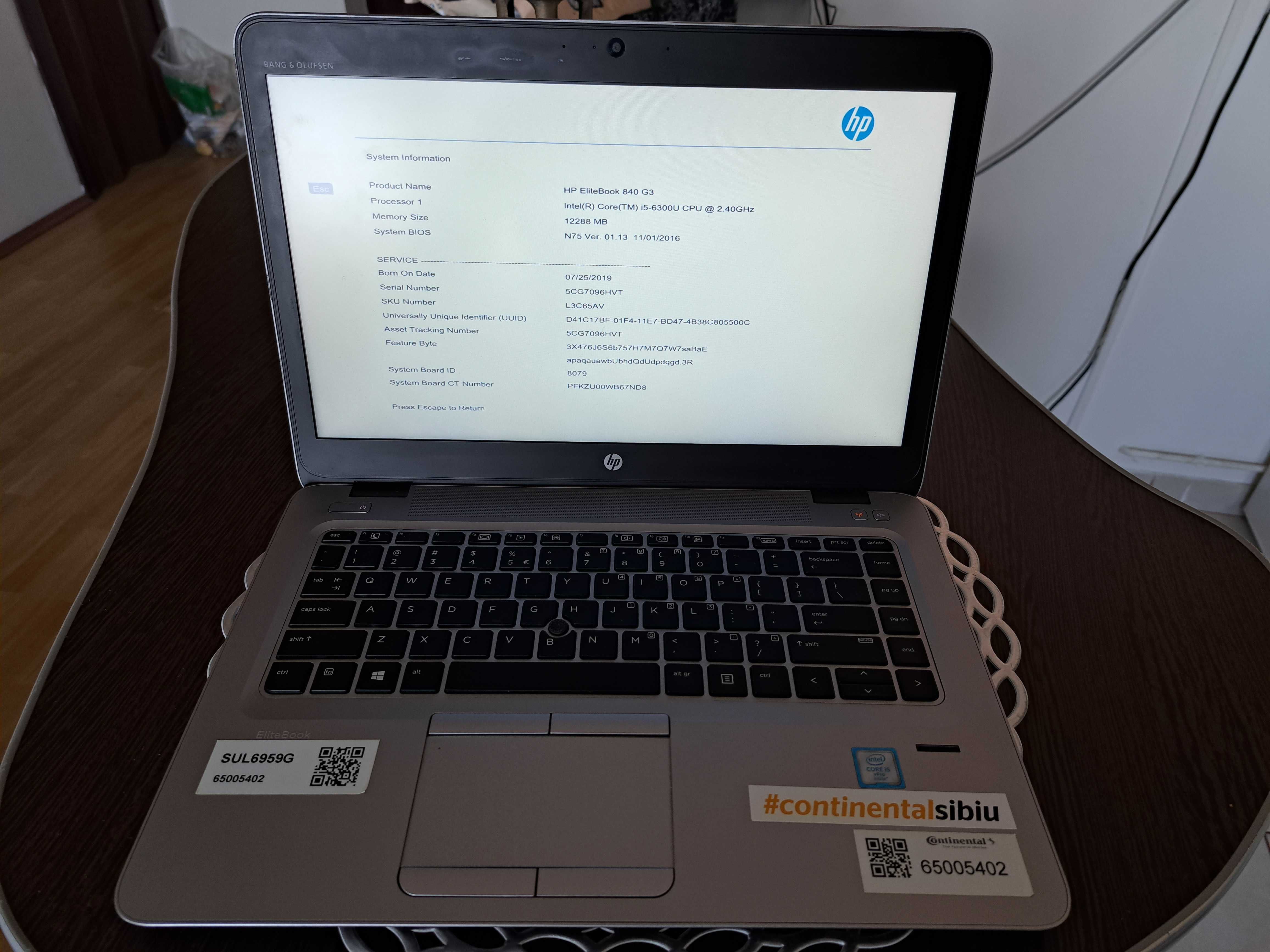 Laptop HP Elite Book840 G3