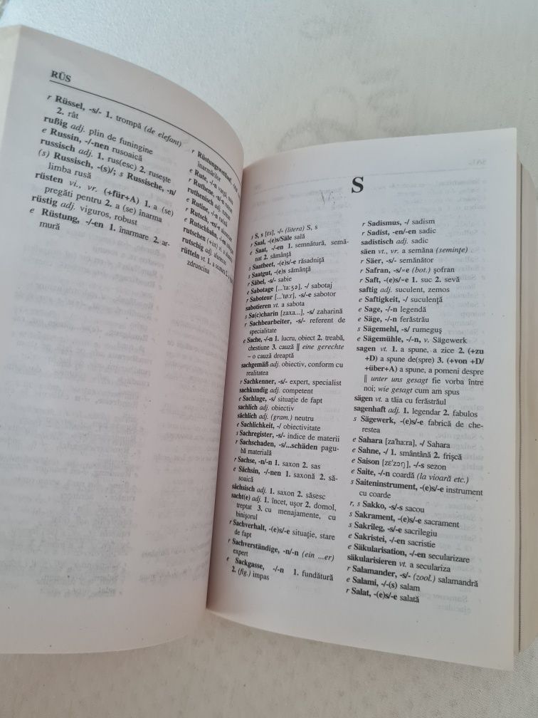 Dictionar german-roman roman-german Niculescu + ghid de conversatie