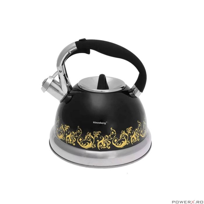 Fierbător tradițional cu fluier fabricat din inox, ceainic 2.8