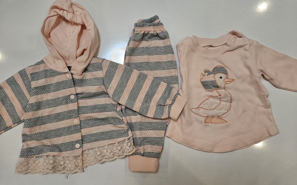 Лот дрешки за момиченце размер 6-9 есен/зима.