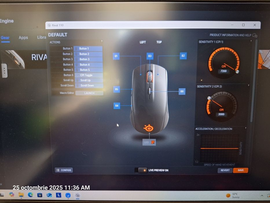 Mouse gaming Steelseries Rival 110
