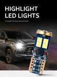 Лед  крушки за габарит- 2 бр. 12LED T10-W5W 12V 3W  А- 2930-3