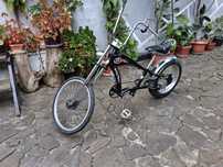 Bicicletă chopper autentică vand schimbLA Cycle BigMo, neagră, origina