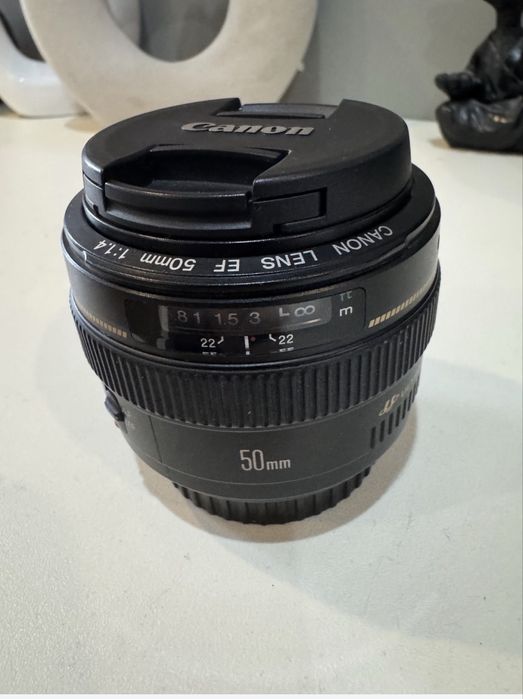 Obiectiv Canon 50mm f1.4 , impecabil , full frame