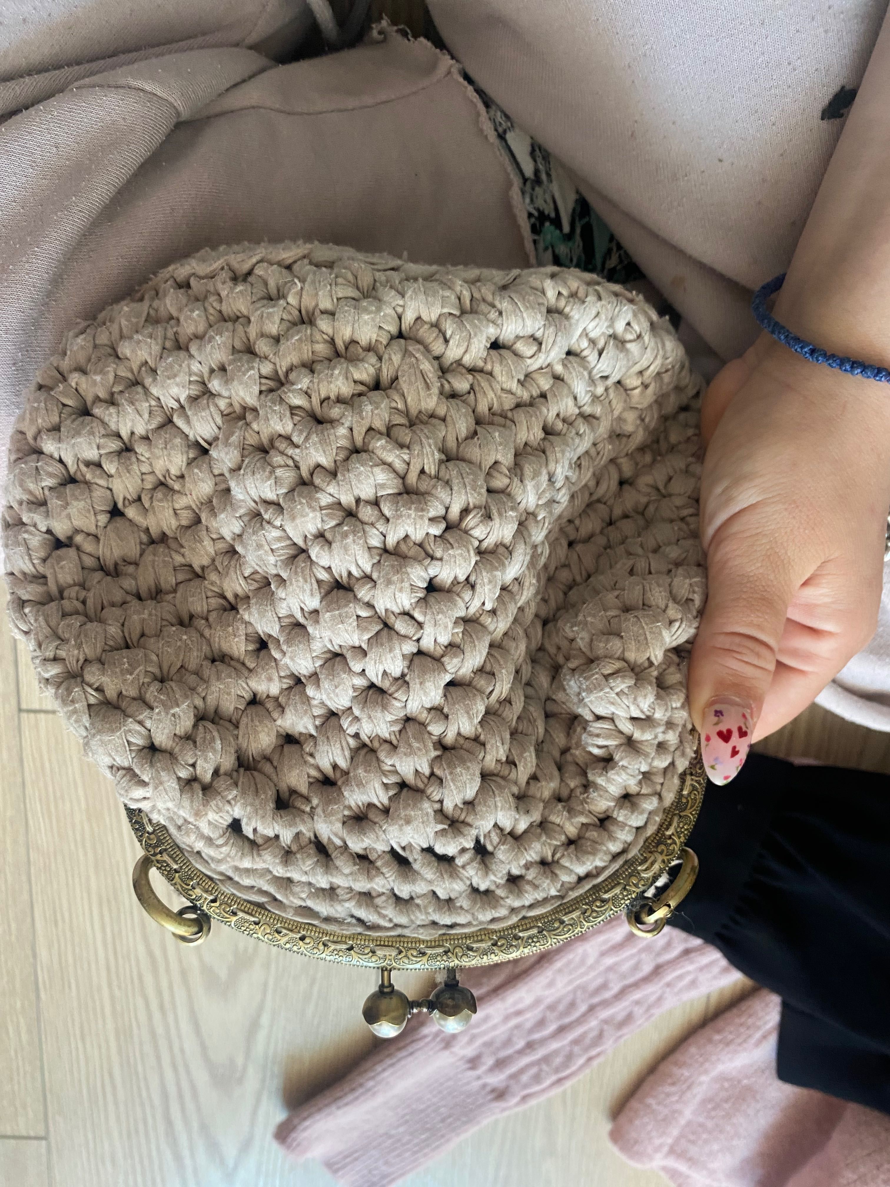 Hand made clutch