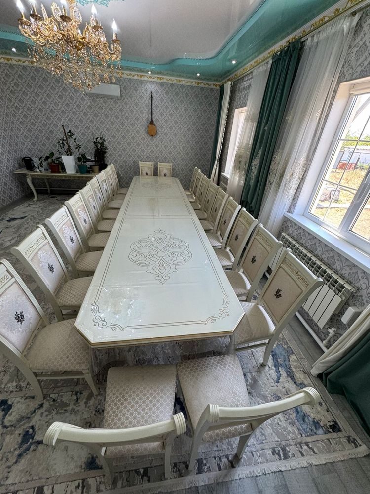 Комплект Дагестанский, стол + 22 стульев